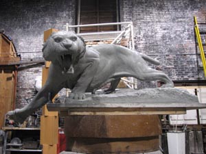Matt Weir's Bronze Tiger Sculpture